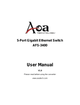AOA TECHNOLOGY AFS-3400 User manual
