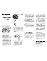 Actron Compression Tester CP7821 User manual