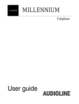 AUDIOLINE Millennium User manual