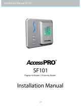 AccessPRO SF101 Installation guide
