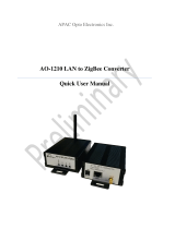 APAC Opto Electronics AO-1210 Quick User Manual