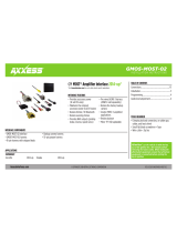 Axxess GMOS-MOST-02 Installation Instructions Manual