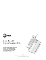 AT&T 7235 User manual