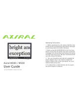 axiral M500 User manual
