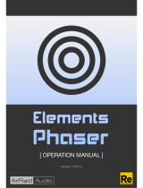 AirRaid Audio Elements: Phaser Operating instructions