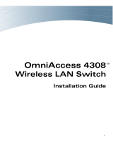 Alcatel OmniAccess 4308 Installation guide