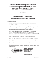 AMSEC EST1814 Operating Instructions And Warranty