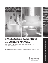 BainUltra EVANESCENCE 6634 Addendum To The Owner's Manual