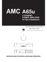 AMC A65U Instructions For Installation And Operation Manual
