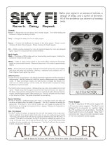 Alexander SKY FI User manual