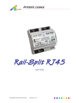 Artistic Licence Rail-Split RJ45 User manual