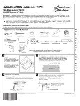 American Standard 0545 Edgemere Sink Installation guide