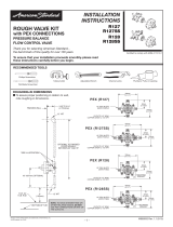 American Standard R127 Installation guide