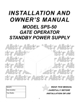 Allstar Products Group SPS-50 User manual
