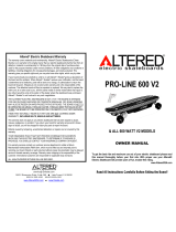 Altered Pro-Line 600 V2 Owner's manual