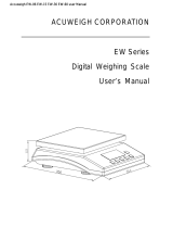Accuweigh EW-06 User manual