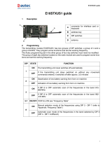 AUTEC E16STXUS1 User manual