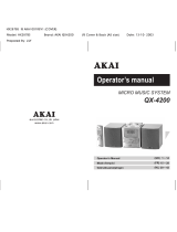 Akai QX-4200 User manual
