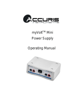 Accuris myVolt Mini Operating instructions