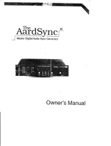 Aardvark AardSync II Owner's manual