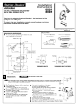 American Standard Ariana 6021 User manual