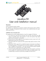 Aqua Computer aquabus X4 User and Installation Manual