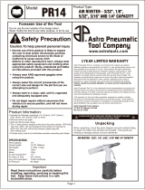 Astro Pneumatic PR14 User manual