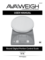 AVA WEIGH 334PCR10NSF User manual