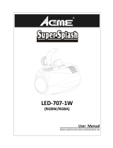 ACME Super Splash LED-707-1W User manual