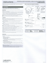 Audio-Technica ATH-M50X User manual