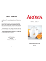 Aroma ACJ-150 User manual