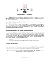 Aragon Aragon 28K User manual