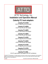 ATTO Technology Celerity FC-41ES Operating instructions
