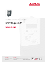 ABLE Kamstrup 382M Installation & Maintenance Instructions