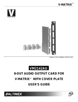 Altinex 8-Out Audio Output Card VM2142AU User manual