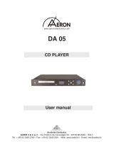 Aeron DA 05 User manual