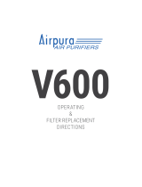 Airpura V600 Operating & Filter Replacement Directions