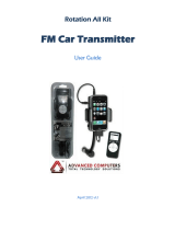 Advanced computers FM Car Transmitter User manual