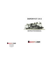 Accucraft trains D&RGW K37 2-8-2 User manual