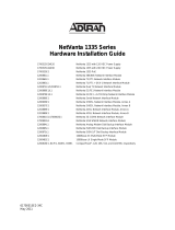 ADTRAN NetVanta 1335 Series Hardware Installation Manual