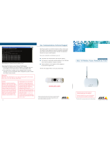 Axis 802.11b Wireless Access Point/Device Point Installation guide