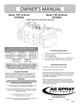 AG SPRAY FSP-15-Brush Owner's manual