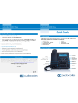 AudioCodes 420HD Quick Manual