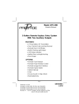 Audiovox Prestige APS-45B User manual