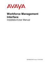 Avaya Workforce Management Interface User manual