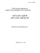 ARTRAY ARTCAM-150P III - OP Operating instructions