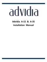 advidia A-15 Installation guide