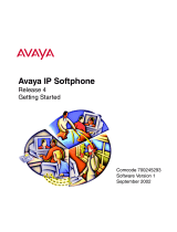 Avaya IP Softphone Getting Started Manual