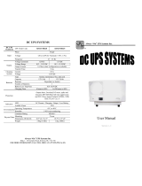 Always “On” UPS DC UPS Systems User manual