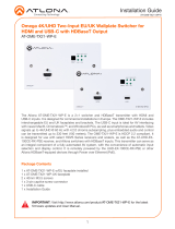 Atlona AT-OME-TX21-WP-E Installation guide